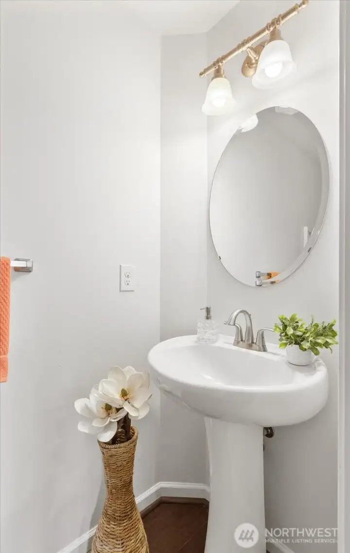 Main floor half bath