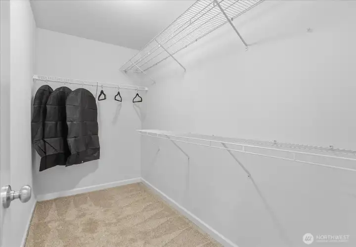 Primary walk in Closet