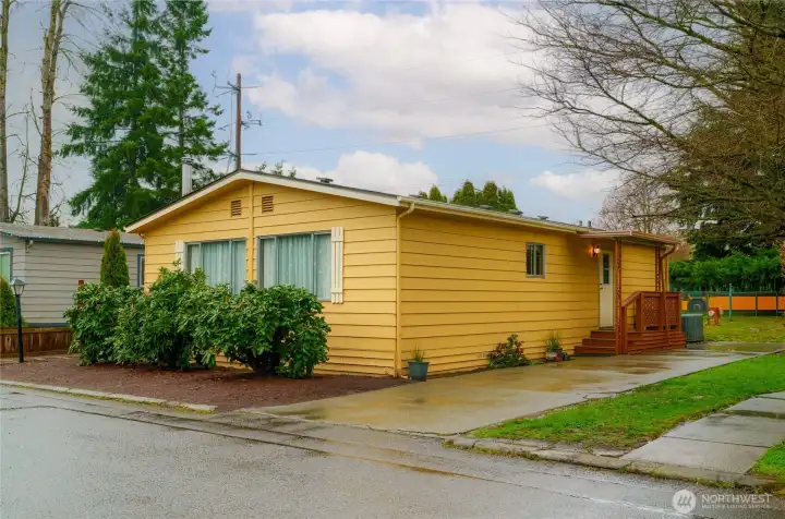 driveway with space for 2 parked cars