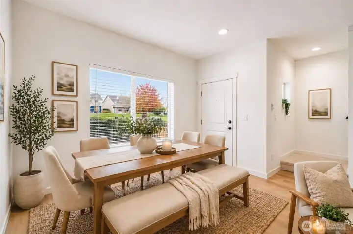 Interior photos of model unit.