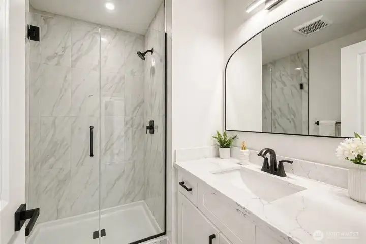 Interior photos of model unit.