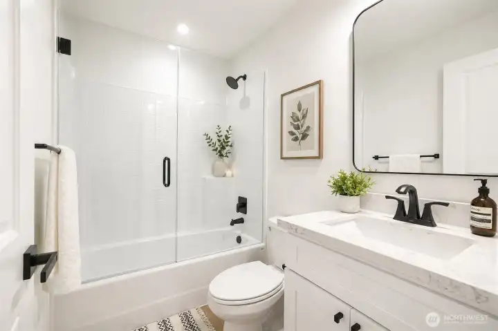 Interior photos of model unit.