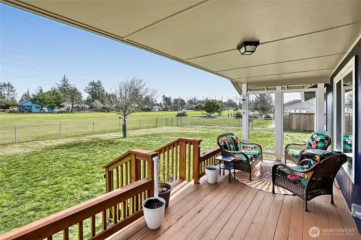 Covered Back Deck