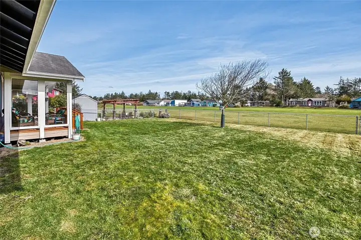 Fully Fenced Back Yard
