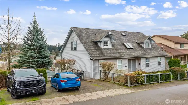 3 designated parking spots