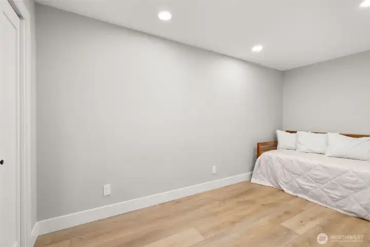 Bonus room or guest room on lower floor