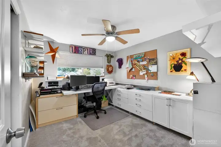 The 2nd bedroom is currently being utilized as a home office- Carpet is 2 years young.