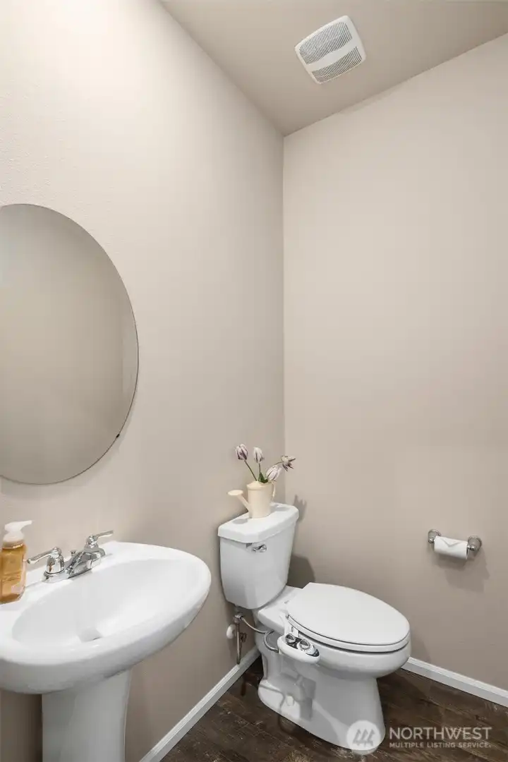 Main floor powder room