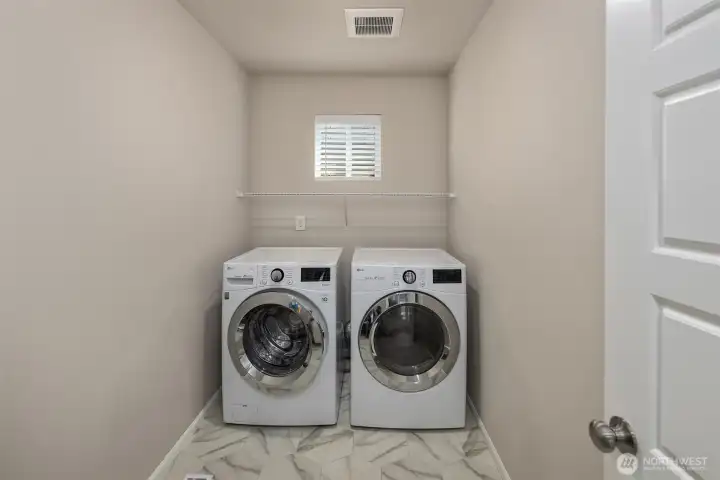 Large utility room on the main level