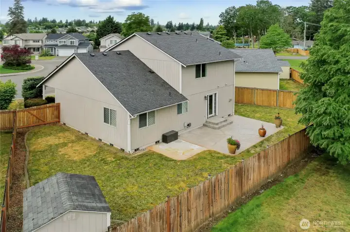 Great home with garden shed, fully fenced and ready for toys and fur babies.