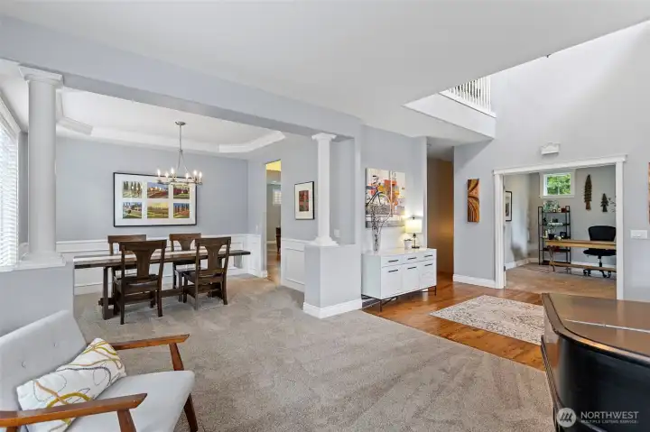 Dining room can accommodate up to 12 seated comfortably.
