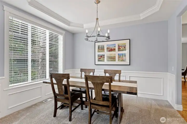 West facing large window and