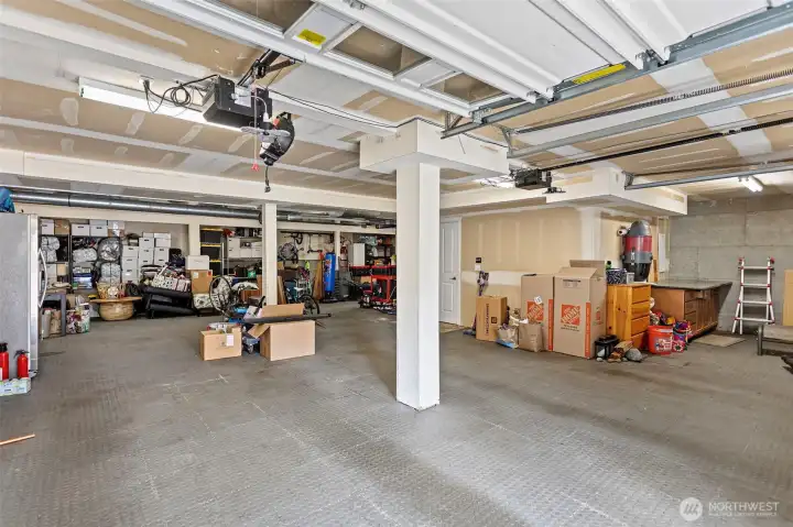 4 car garage (two tandem spots)