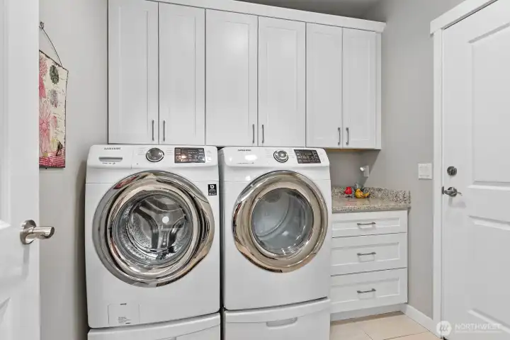 Laundry Room with Storage