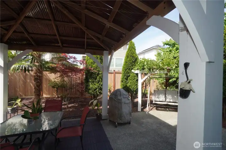 Covered patio