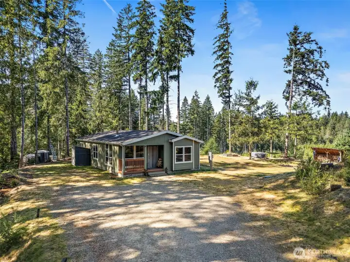 Home sweet home. Walkable to Mission Lake. And views all around.