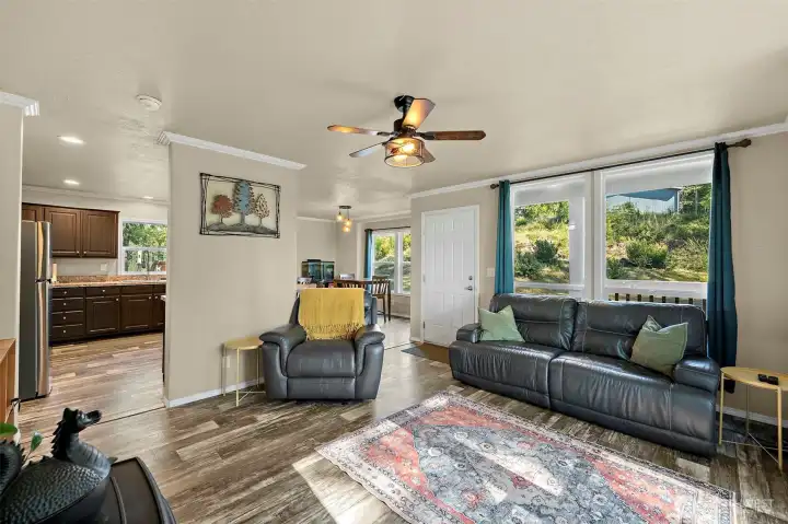 Lots of natural light.