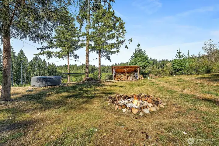 Host many gatherings on this amazing .52 acres of PNW land.