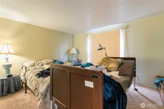 Primary bedroom on the main