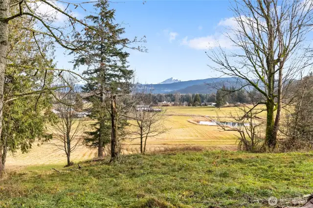 Baker views from the top of the hill