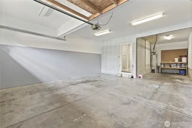 3 car tandem garage with plenty of room to store vehicles and more!