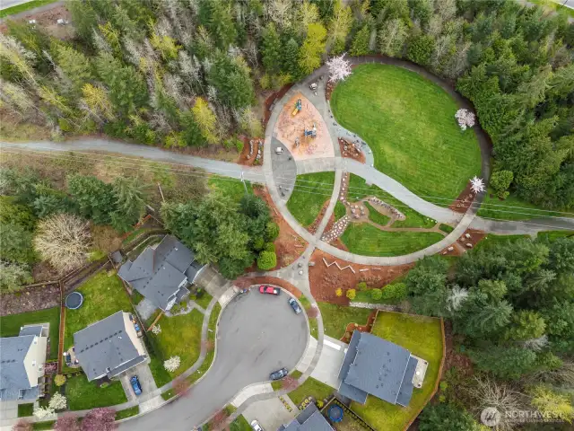Only a few steps away from trails.