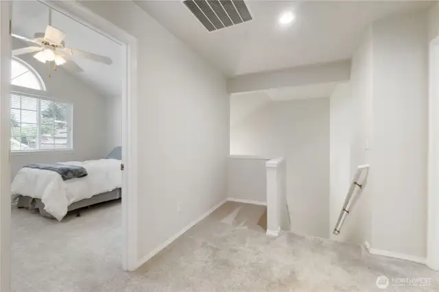 Upstairs find 3 bedrooms including the Primary suite as well as a guest bathroom.
