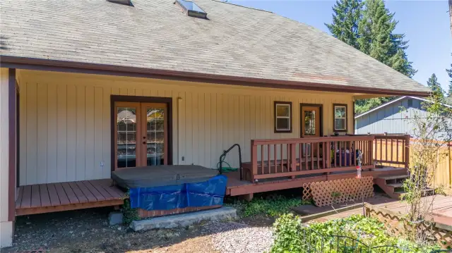 Covered Back Deck