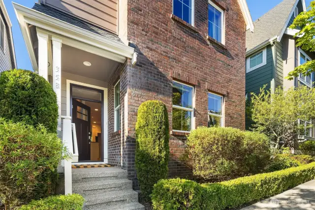 Ideal location on a private, quiet street.
