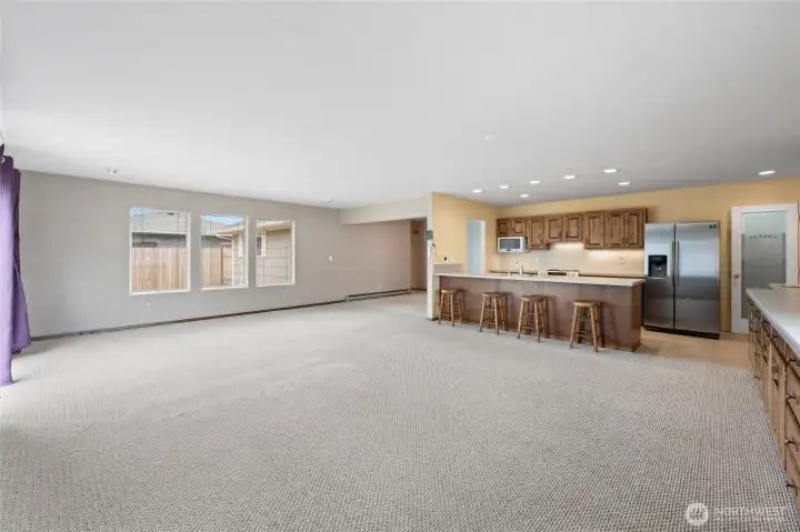 Spacious great room