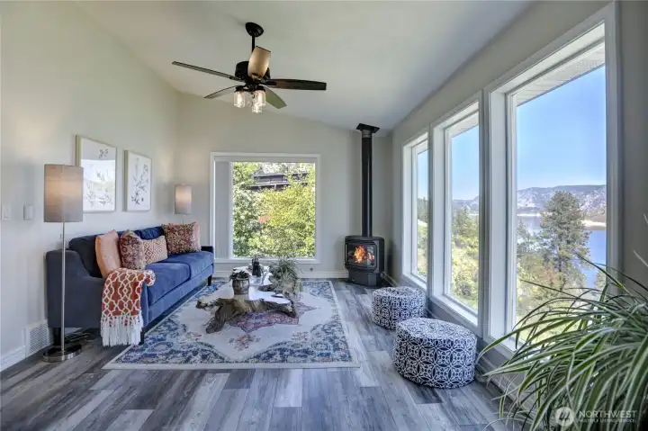 A cozy Propane Stove will warm you