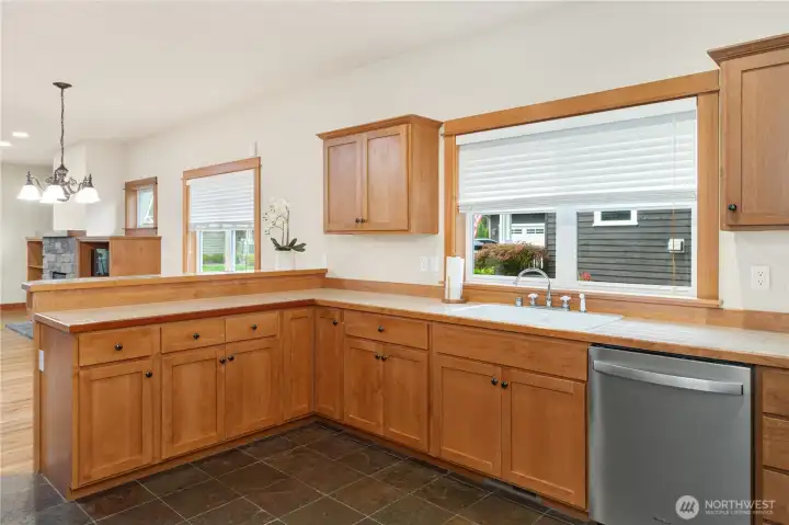 Spacious kitchen