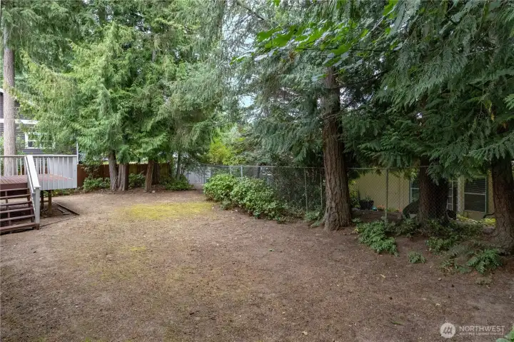 Lots of room to bring your outdoor ideas.