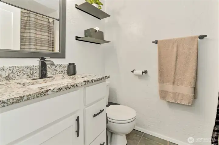 Downstairs full Bath.