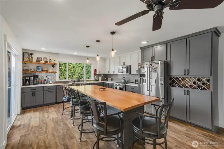 newly remodeled kitchen