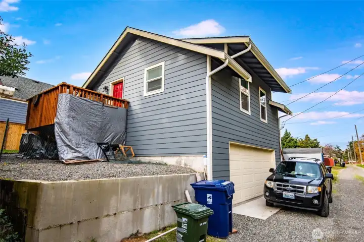 Ally view of the ADU