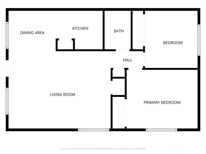 Upper Units mirrored floor plan