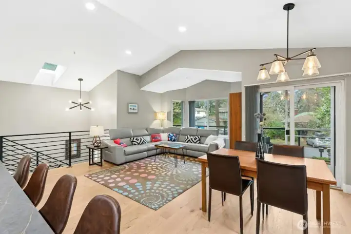 Living Room with Dining Area