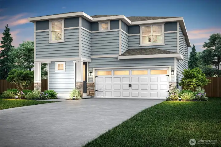 Example of the Juniper floorplan to be located at 6216 NW Bruggman Loop Example of the Juniper floorplan to be located at 6216 NW Bruggman Loop