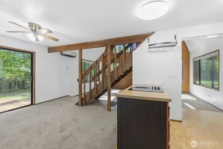 Dining Area with Slider to Deck and Fenced Area Dining Area with Slider to Deck and Fenced Area