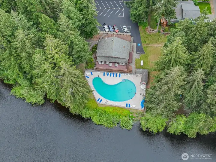Aerial View of Pool Aerial View of Pool