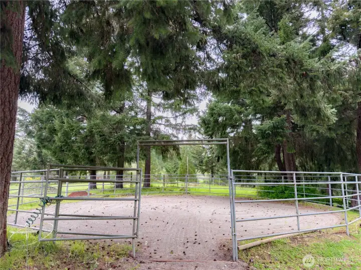 Fenced sand-footed Corral