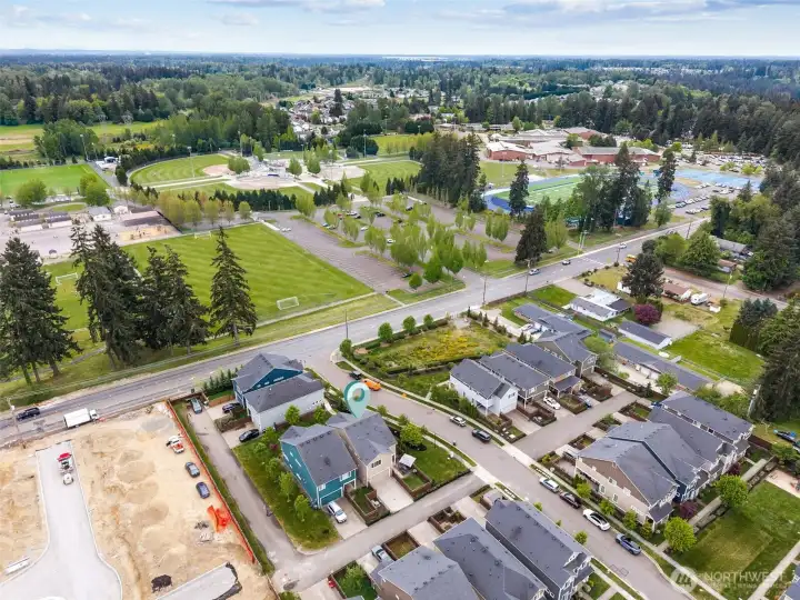 Located across from Heritage Park Sports facility.