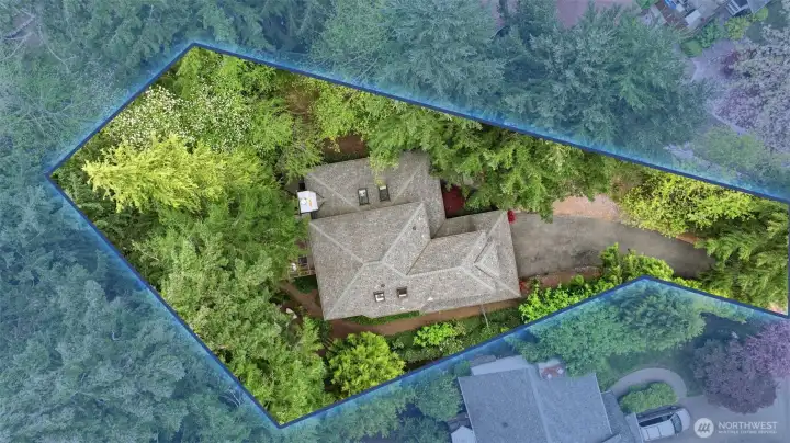 At .20 acres, it's just the right size.