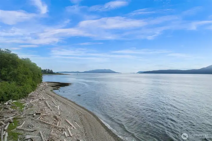 Waterfront acreage offering a blend of open pasture, privacy, and coastal scenery. Waterfront acreage offering a blend of open pasture, privacy, and coastal scenery.