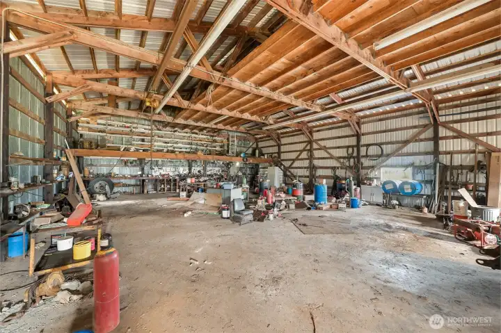 Shop/pole building interior Shop/pole building interior