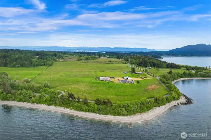 Waterfront acreage offering a blend of open pasture, privacy, and coastal scenery. Waterfront acreage offering a blend of open pasture, privacy, and coastal scenery.