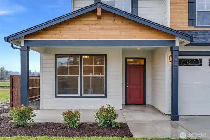 Example of builder finishes in similar staged model home