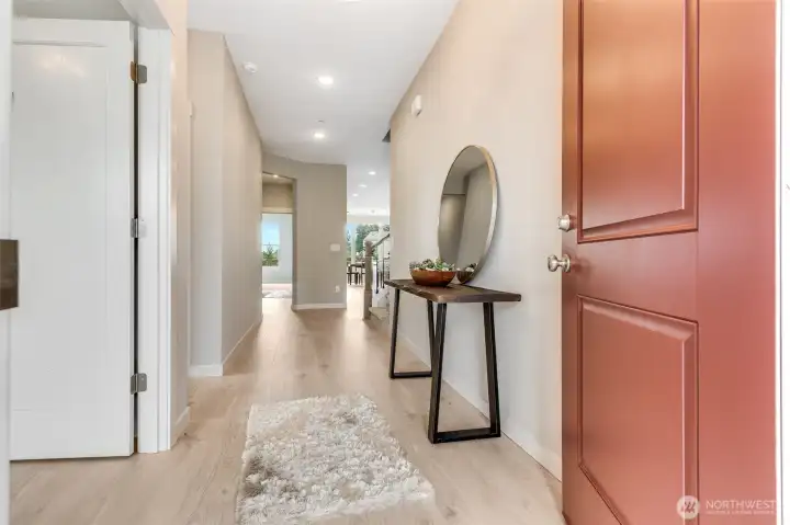 Example of builder finishes in similar staged model home