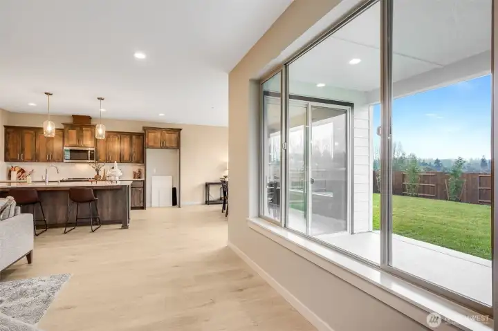 Example of builder finishes in similar staged model home